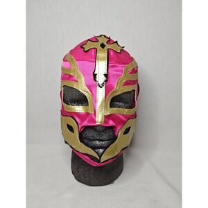 Rey Mysterio Jasbel Textiles Kids Wrestling Lucha Mask Pink Black Made In Mexico